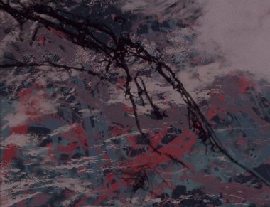 Boya lekeleriyle soyut arkaplan