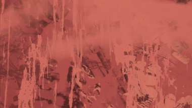 Metin için yeri olan boya lekeleriyle soyut arkaplan