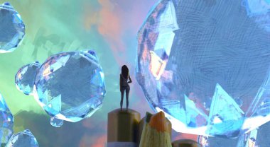 soyut renkli arkaplan, alanı kopyala