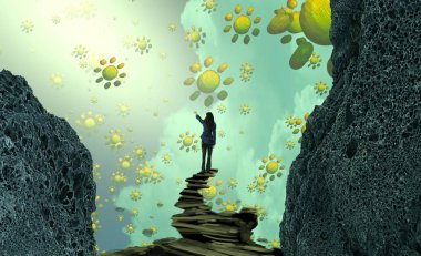 ağaçta güzel buda