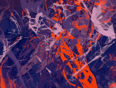 Arkaplanda soyut renkli lekeler