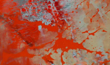 Metin için yeri olan boya lekeleriyle soyut arkaplan 