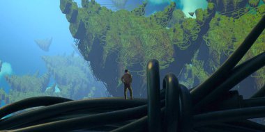 Dağlarda da hurma ağaçları,