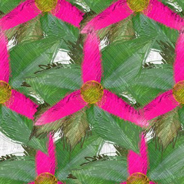 Dağınık tarzda çiçek çizim, grungy arka plan.