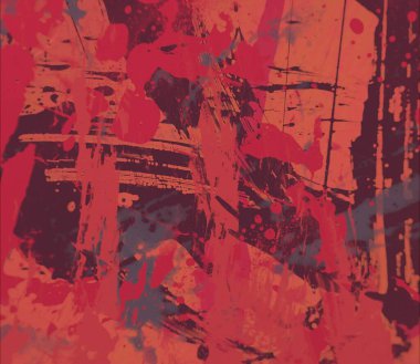 Arkaplanda soyut renkli lekeler 