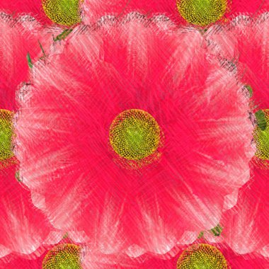 Arka planda çiçekler olan kusursuz desen