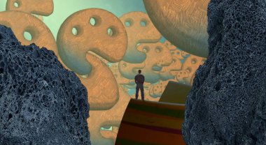 ahşap bir arka plan üzerinde oturan adam