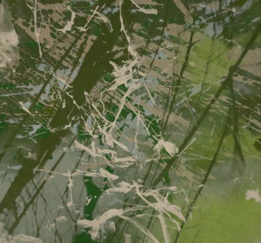 Metin için yeri olan boya lekeleriyle soyut arkaplan