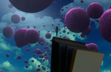 metin için alanı olan soyut kavramsal yaratıcı arkaplan 