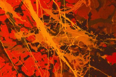 metin için alan ile arka planda soyut renkli lekeler