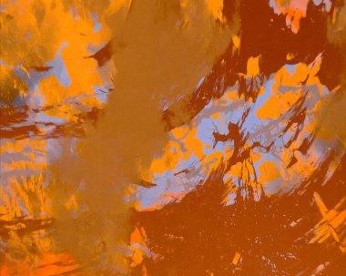 Arkaplanda soyut renkli lekeler