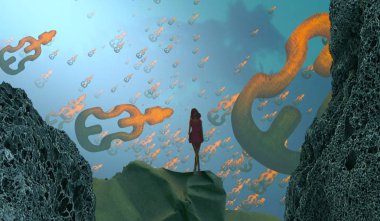 boşluk ile soyut grunge arka plan