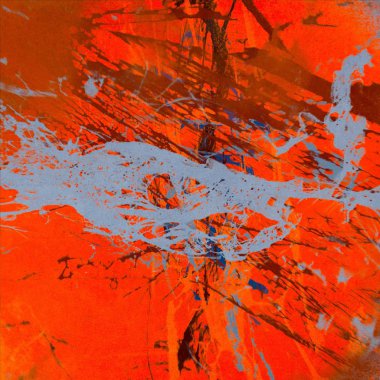 metin için alan ile arka planda soyut renkli lekeler