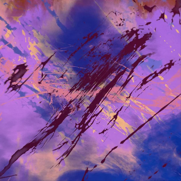 Metin için yeri olan boya lekeleriyle soyut arkaplan