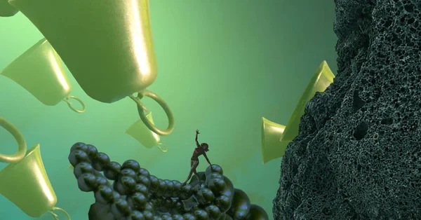 Metnin için alanı olan grunge arkaplanı