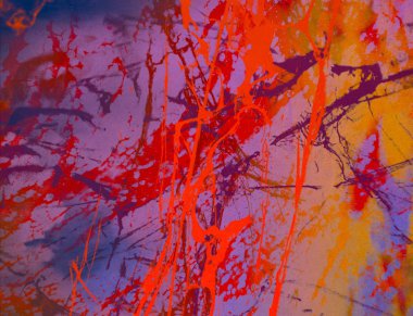 metin için alan ile arka planda soyut renkli lekeler    