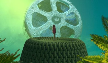 soyut renkli arkaplan, alanı kopyala