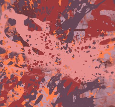 Arkaplanda soyut renkli lekeler