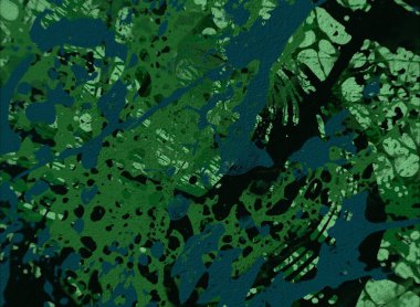 Metin için yeri olan boya lekeleriyle soyut arkaplan   