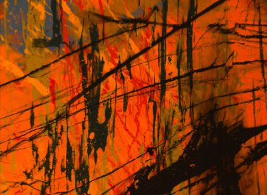 Metin için yeri olan boya lekeleriyle soyut arkaplan      