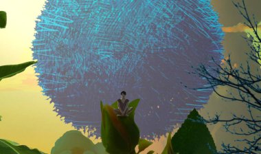 Metin için alanı olan soyut arkaplan