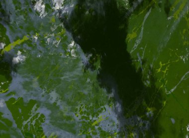 Metin için yeri olan boya lekeleriyle soyut arkaplan