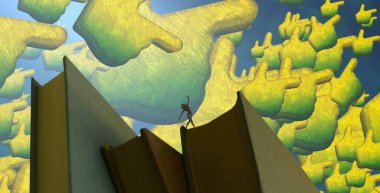 Duvardaki sarı kağıt