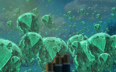 soyut renkli arkaplan, alanı kopyala