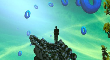 metin için alanı olan soyut kavramsal yaratıcı arkaplan 