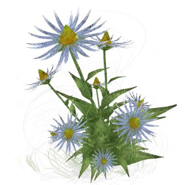 Çiçekli suluboya arkaplan