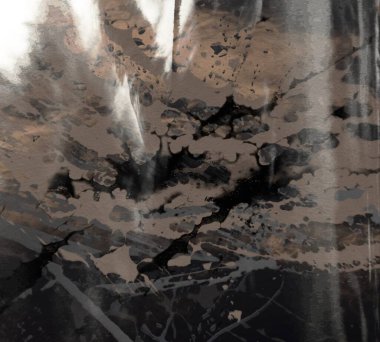 Metin için yeri olan boya lekeleriyle soyut arkaplan