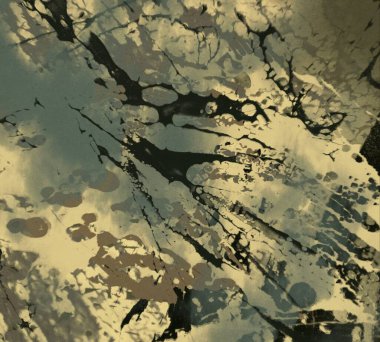 metin için alan ile arka planda soyut renkli lekeler