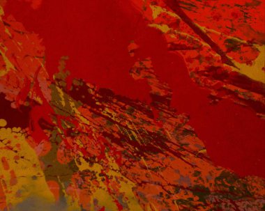 Metin için yeri olan boya lekeleriyle soyut arkaplan