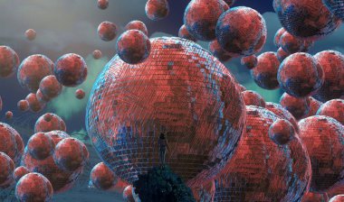 soyut müzik yaratıcı arka plan