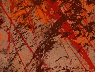 Metin için yeri olan boya lekeleriyle soyut arkaplan