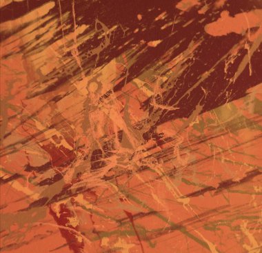 metin için alan ile arka planda soyut renkli lekeler