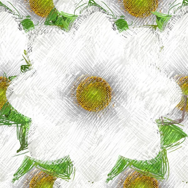 Bezszwowy Wzór Kwiatami Tle — Zdjęcie stockowe