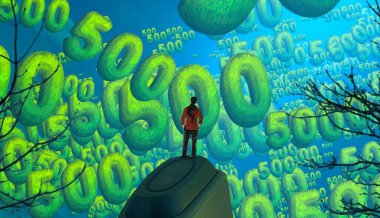 yeşil alanda arka plan