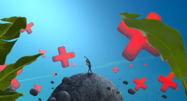 metin için alanı olan soyut kavramsal yaratıcı arkaplan 