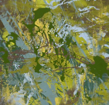 metin için alan ile arka planda soyut renkli lekeler