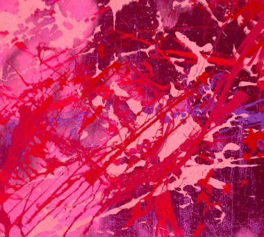 Boya lekeleriyle soyut arkaplan