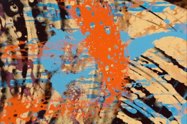 Boya lekeleriyle soyut arkaplan      