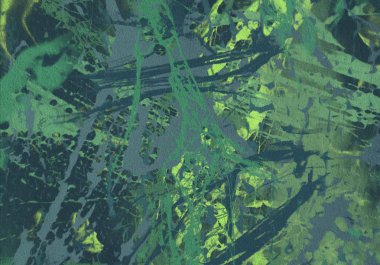 metin için alan ile arka planda soyut renkli lekeler