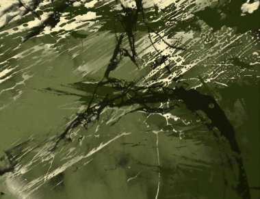 Arkaplanda soyut renkli lekeler