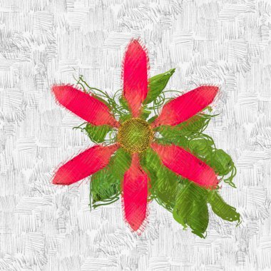 kopya alanı ile arka plan için sanatsal renkli illüstrasyon