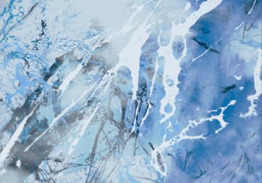 Arkaplanda soyut renkli lekeler