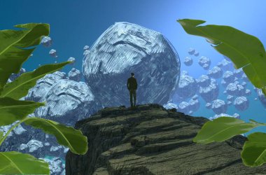 yeryüzünde yeşil ağaç