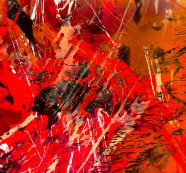 Arkaplanda soyut renkli lekeler