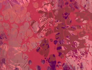 Arkaplanda soyut renkli lekeler