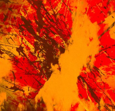 metin için alan ile arka planda soyut renkli lekeler